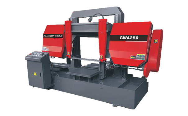 马湾镇GW4250双柱龙门卧式带锯床