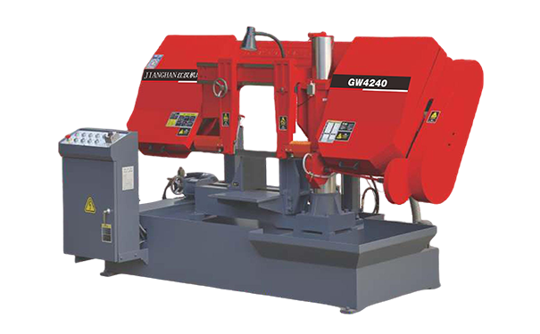马湾镇GW4240双柱卧式带锯床