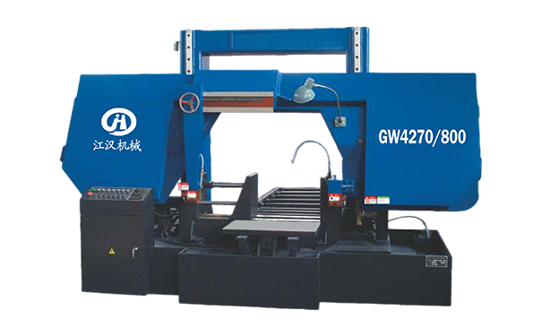 马湾镇GW4270/800双柱龙门卧式带锯床